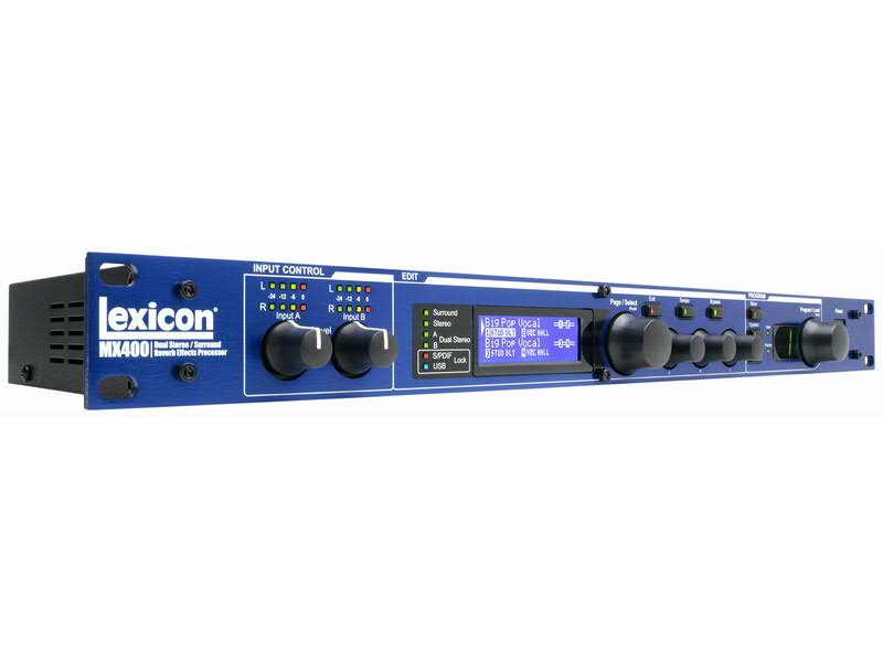 Lexicon MX400 XL | Signal processing - SONOLOGY Toulouse